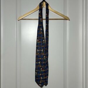 Atlas Design Göteborg Sweden Vintage 100% Silk Disney Mickey Mouse Novelty Tie
